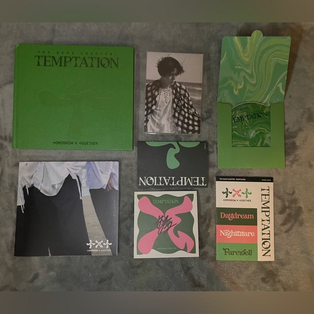 Signed TXT The Name Chapter: Temptation Farewell Ver.